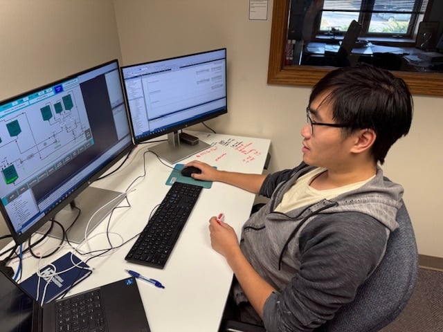 Dennis working 1